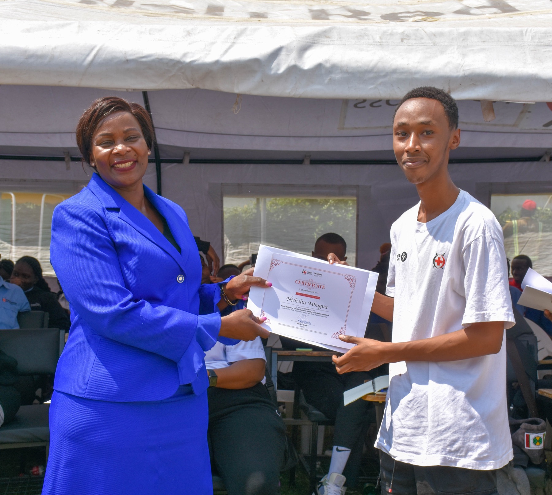 KRCTI student certificate presentation