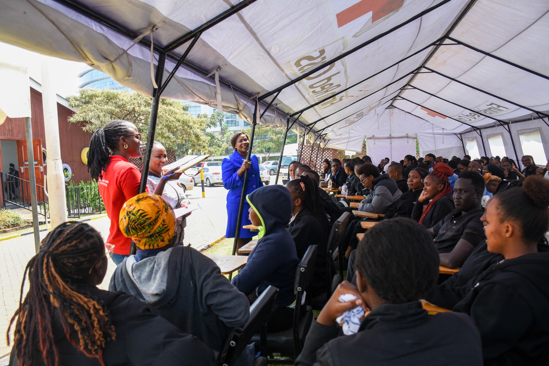 KRCTI student assembly and campus life