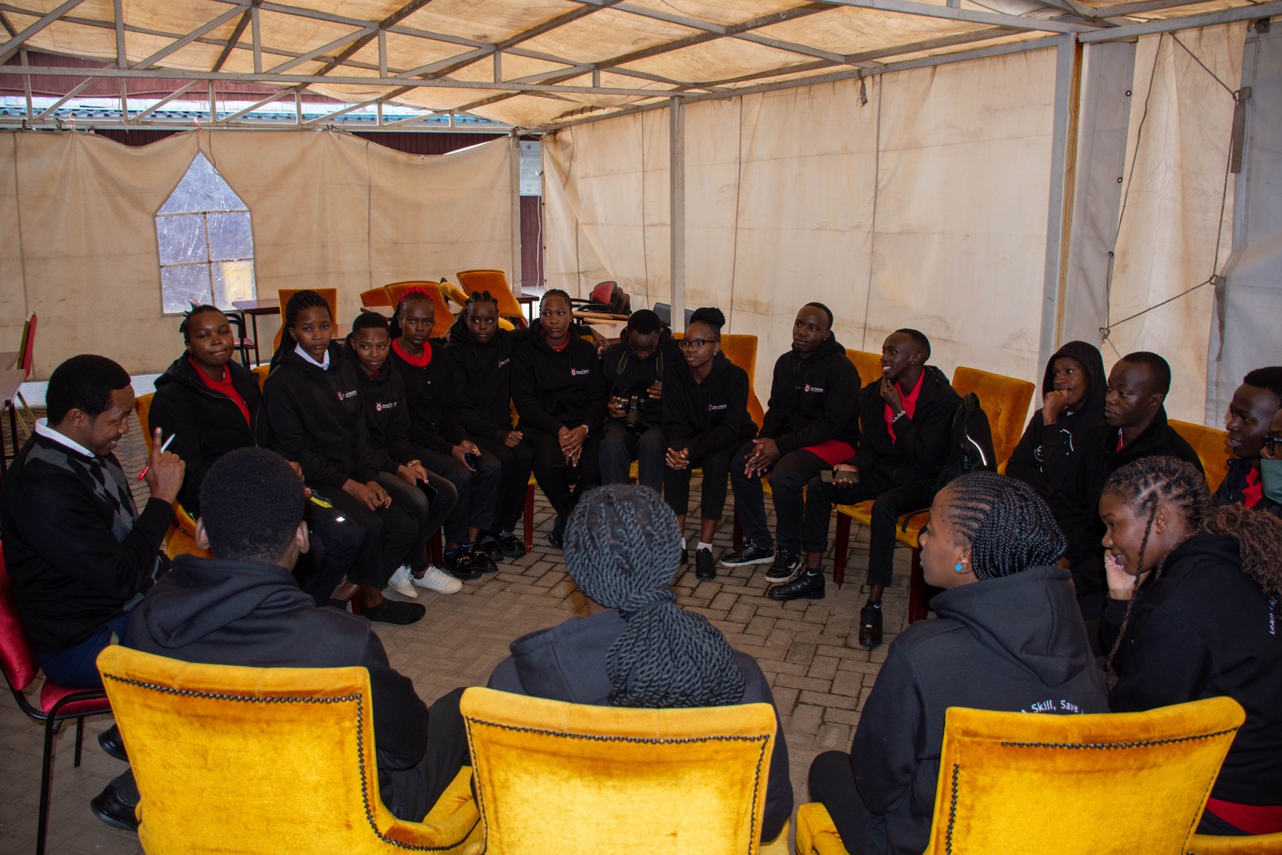 KRCTI students participating in a mental health discussion